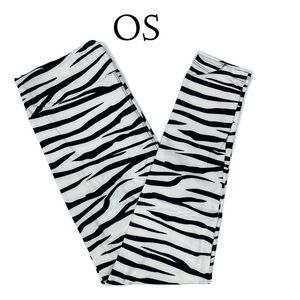 LuLaRoe OS Zebra Print Leggings